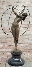 Art Deco Bronze Hoop Dancer