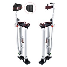 Drywall Stilts Aluminum Tool Stilts 24''-40'' Adjustable Painting Silver