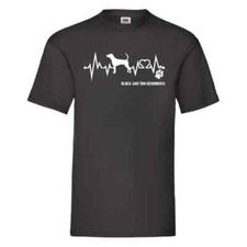 Dog Heartbeat 40 Different Breeds Unisex T Shirt Small-2XL 12 Colours A-Bulldog