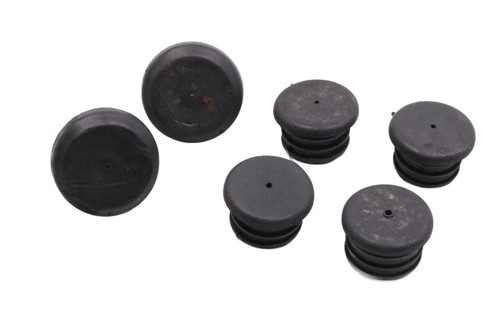 Frame plug set rubber end - set,
