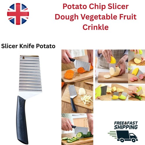 Crinkle cutter stainless steel - cutter,