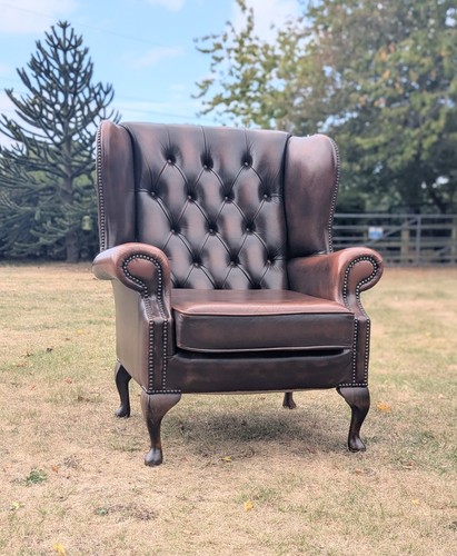 Vintage brown leather
