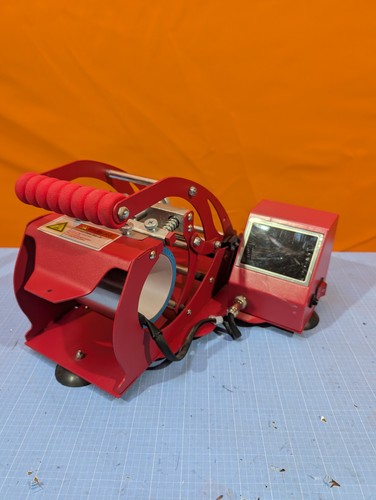 Mug press machine - mug, red