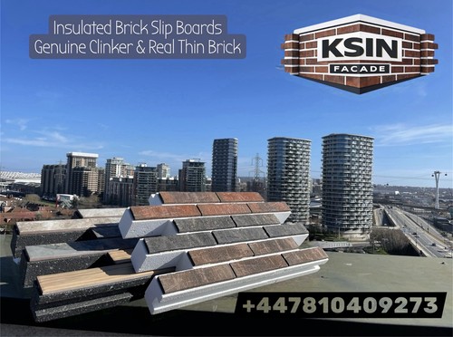 External brick slip insulation - external,