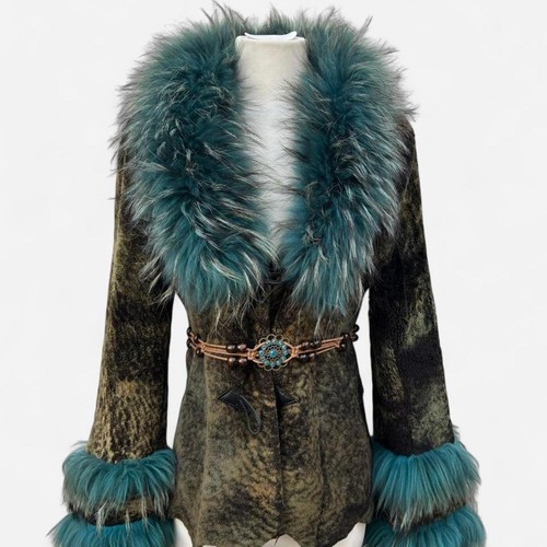 Women wool shearling jacket - women's,