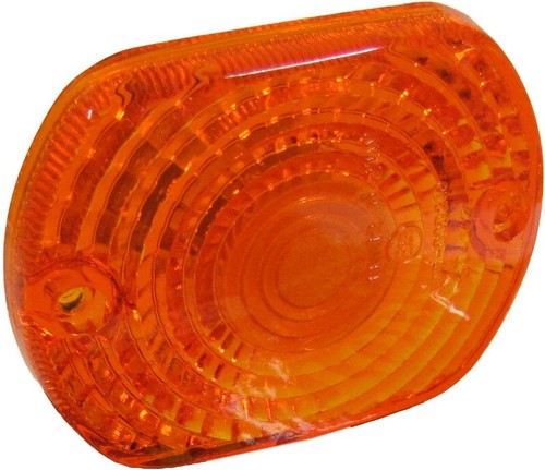 Indicator lens front amber - indicator, r/h