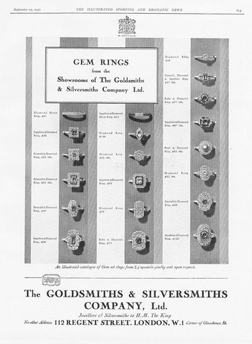 Goldsmiths silversmiths co - goldsmiths,