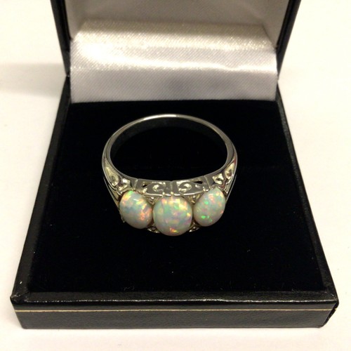 Sterling silver fire opal - sterling,