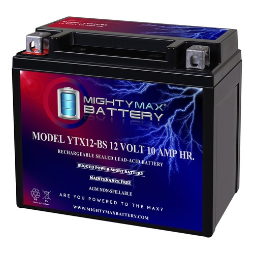Mighty max ytx12 battery - mighty, ytx12-bs