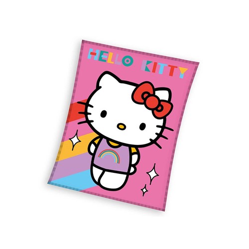 Hello kitty blanket fleece - hello,