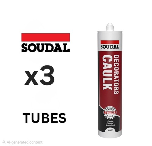 Soudal decorators caulk white - soudal,