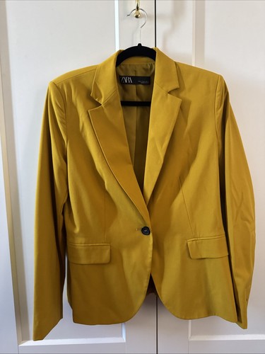 Zara yellow blazer size - yellow,