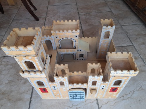 Wooden toy castle medium size - toy,