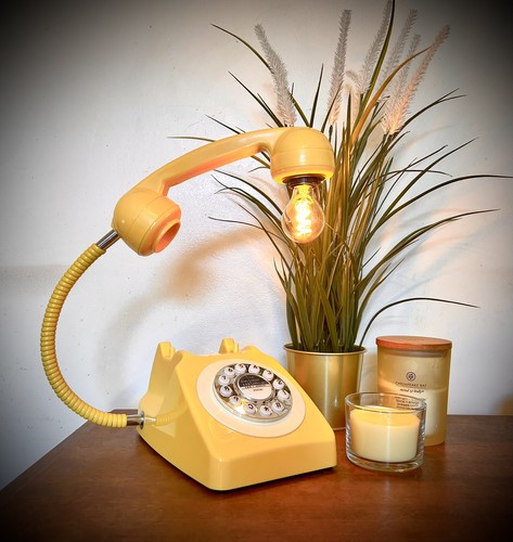 Upcycled retro style yellow - retro,