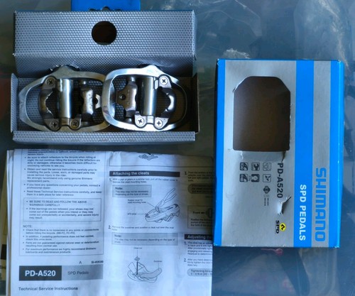 Shimano a520 spd pedals - shimano, pd-a520