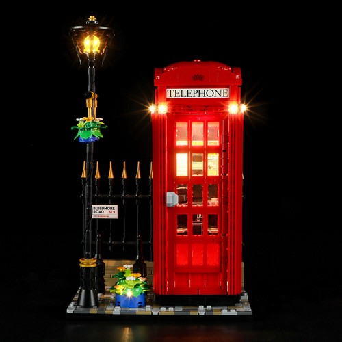 Red telephone booth building - red,