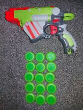 OFFICIAL NERF VORTEX PROTON BLASTER AND 15 DISCS BUNDLE TOY GUN AMMO PISTOL