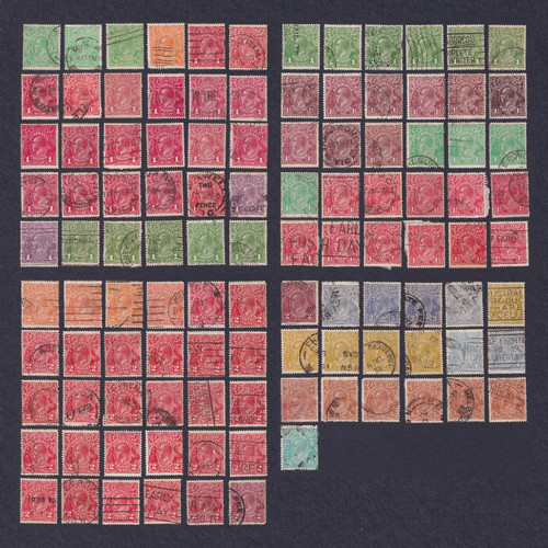 Australia kgv heads stamp - australia,