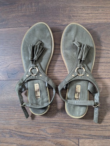 Primark green suede - green, post