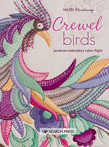 Crewel birds jacobean - crewel, birds: