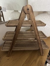 Brand New Wooden Three Tiered