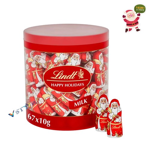 Lindt milk chocolate - lindt, santa