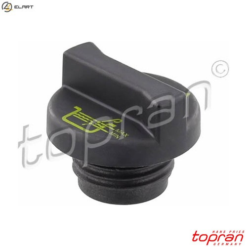 Sealing cap oil filler - cap, neck