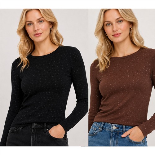 Womens sparkle top - m&s,