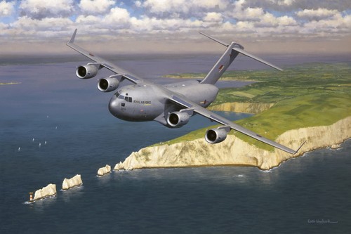 Boeing aviation art - boeing, c-17