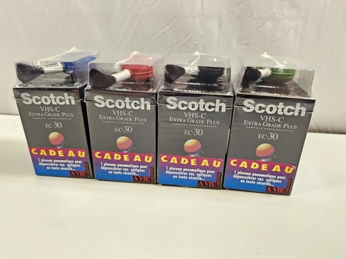 Pack scotch vhs - vhs-c, extra