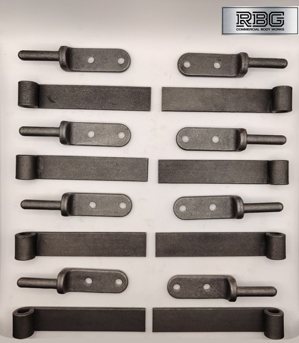 Straight hinge gudgeon - 8x,