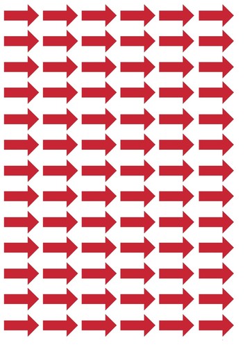 Small arrow shaped vinyl - arrow,