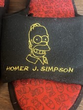 The Simpsons Men’s Slip on Slippers Size UK 6-9
