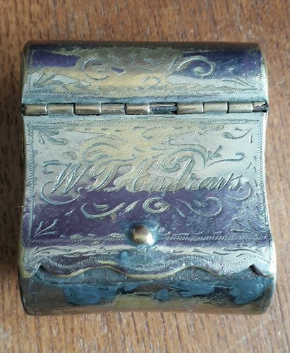 Antique engraved silver plate - antique,