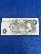 Old One Pound Note - Bank Of
