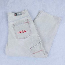 VINTAGE Raw Blue Baggy Jeans