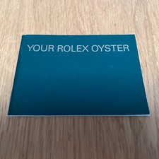 Your Rolex Oyster Booklet