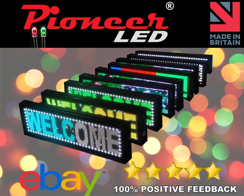 Led scrolling sign - sign, wifi