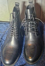 Vagabond black shoe lace - black, up