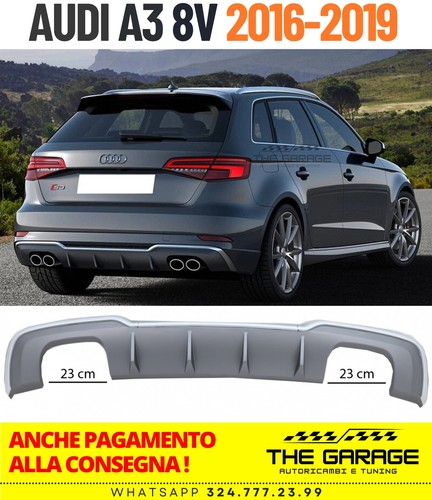 Rs3 look diffuser for audi - audi, a3