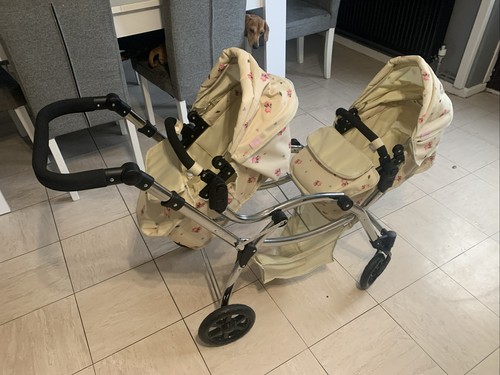 Doll double pram - doll,