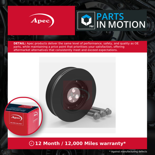 Crankshaft pulley fits - pulley,