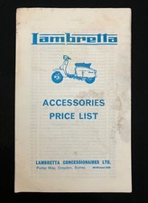 Lambretta accessories brochure - accessories,