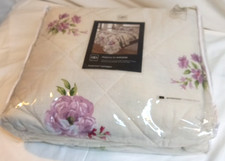 Bedspread Throwover Kingsize Premier Collection Lymington Cream & Pink Floral