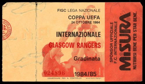 Ticket 1984 internazionale - 1984/85,