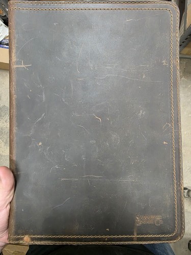 Medium leather portfolio - medium,