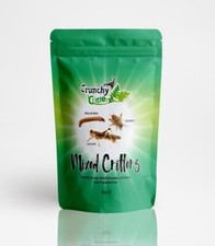 Crunchy Critters Edible Insects Mixed Critters-Mealworms, Crickets, Locusts 30g