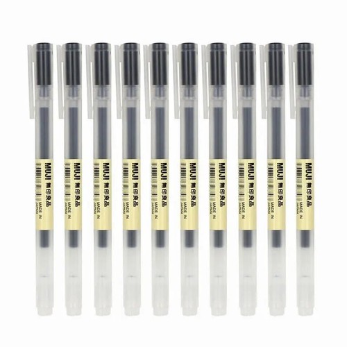 10pcs muji moma - moma, 0.38mm