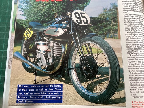 Manx norton motorcycle - manx,