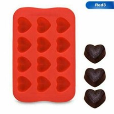Ice Cube Tray Fudge Cake Chocolate Baking Mould Non-Stick Quality Silicone x1